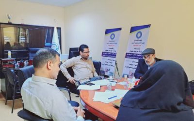 “إجتماع هام في كلية الآداب والعلوم الأبيار للإنتهاء من أرشفة الوثائق وتطوير دليل الموظف والطالب وعضو هيئة التدريس”