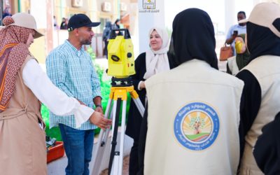 قسم الموارد والبيئة ينفذ تدريبًا عمليًا لمقرر “مبادئ علم المساحة”.