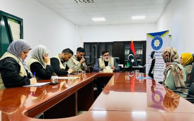اللجنة العلمية الدائمة للخدمة الاجتماعية تزور كلية الآداب والعلوم الأبيار